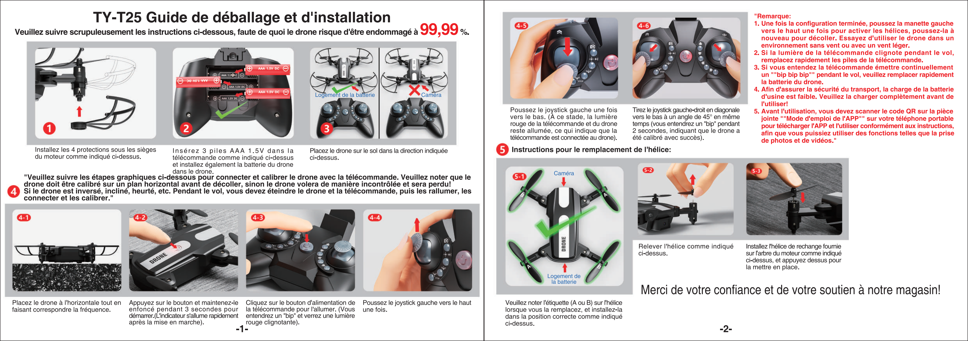 T25 Drone-Unboxing Bruksanvisning